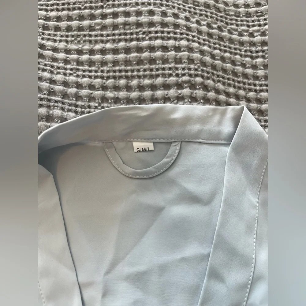 Dusty Blue Robe - Picture 2 of 3